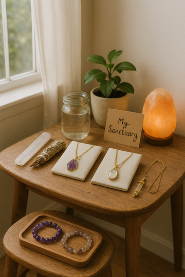 Nurturing Your Treasures: The Art of Storing and Energizing Crystal Jewelry