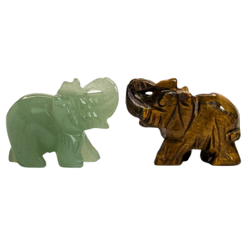 Lucky Crystal Elephants