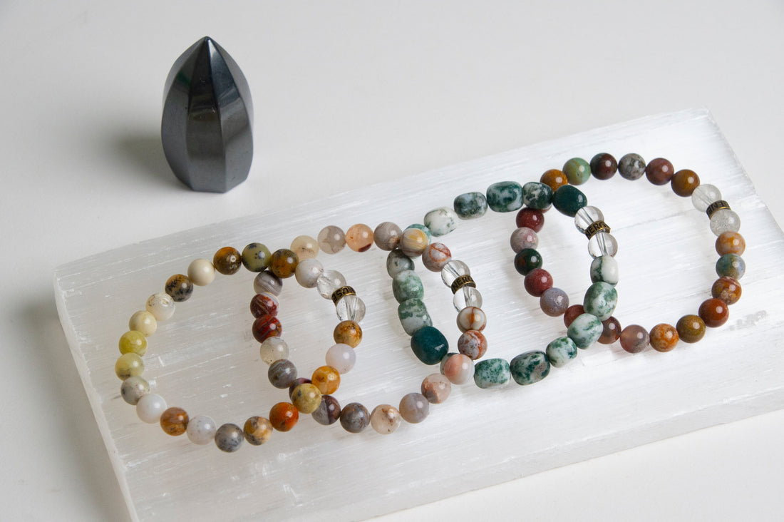 Mexican Laguna Agate Bracelet