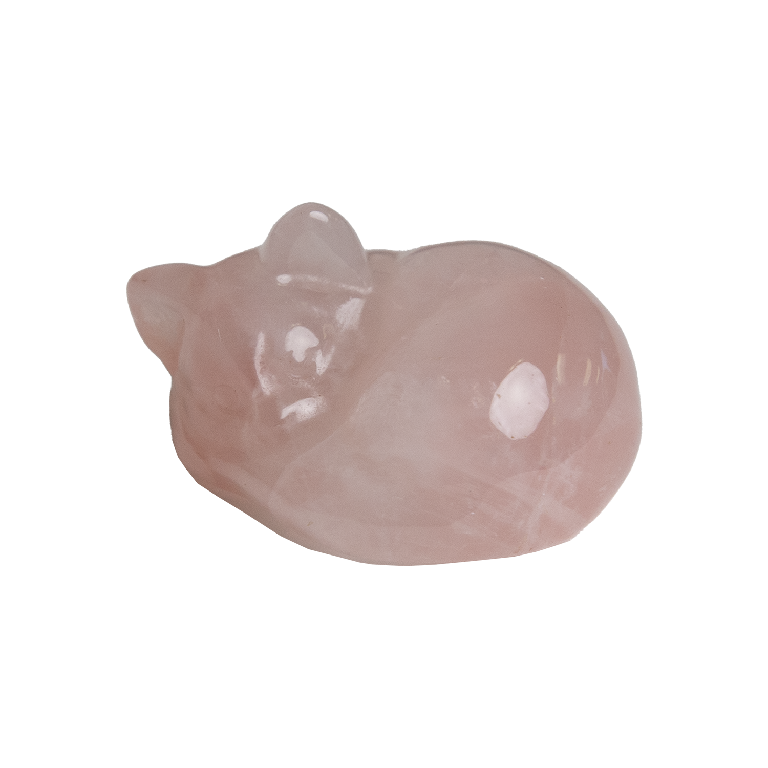 Rose Quartz Cat Crystal