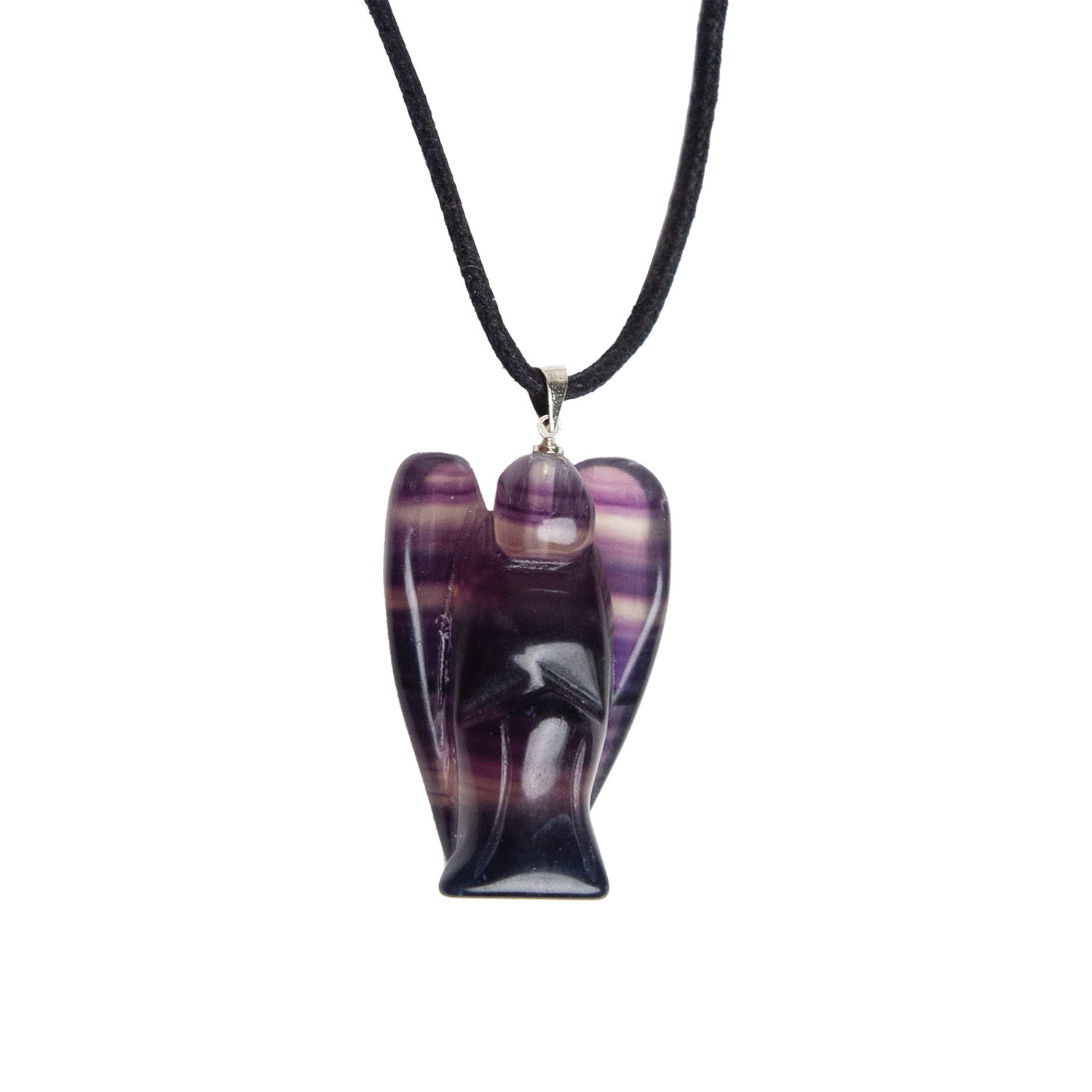 Fluorite Angel Necklace