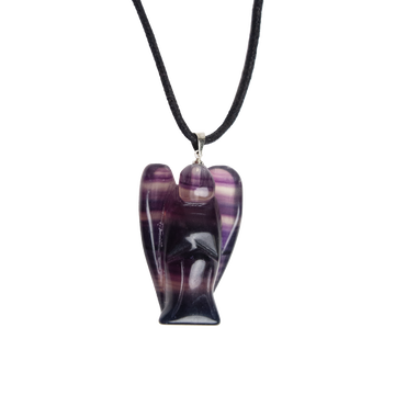Fluorite Angel Necklace