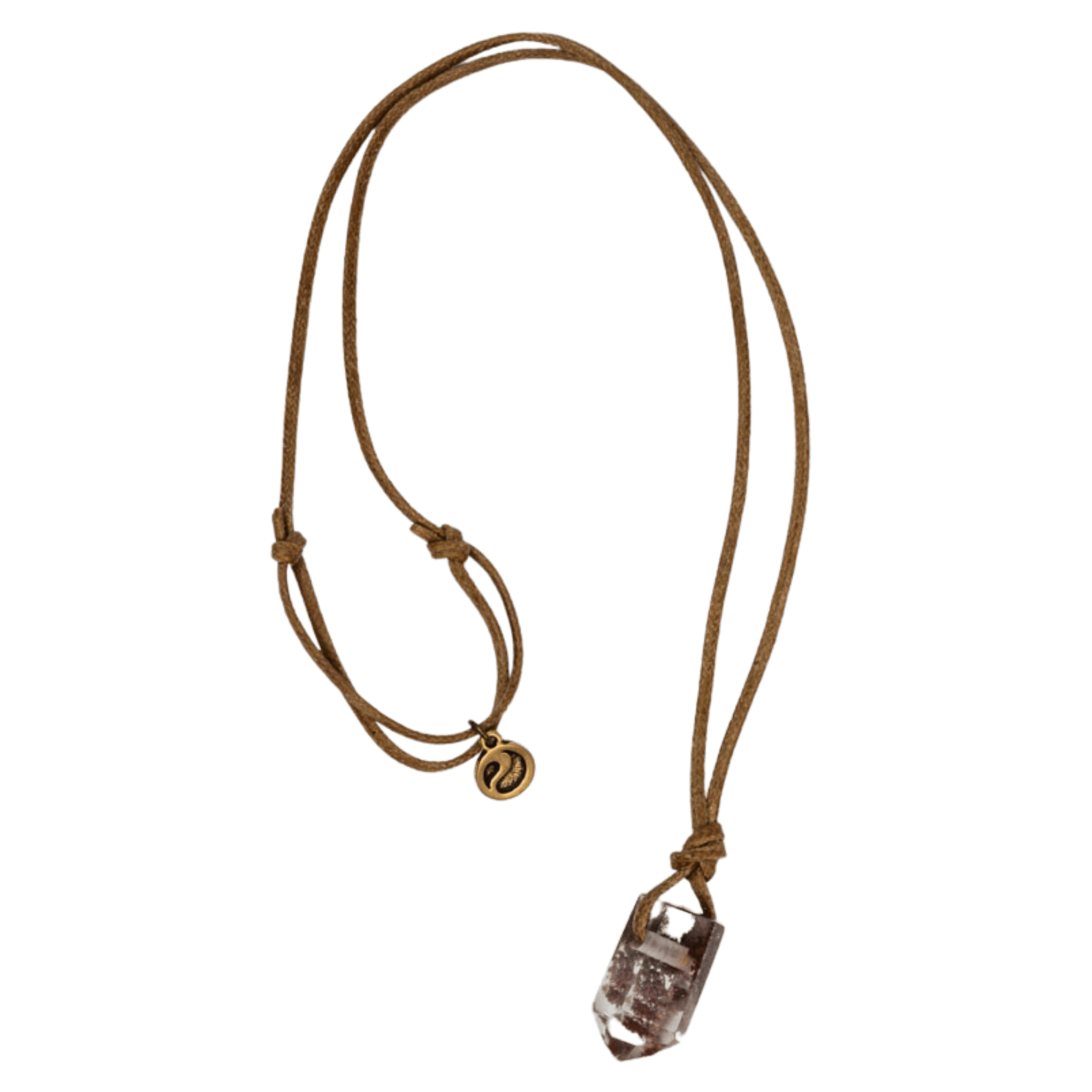 Included Quartz Pendant Adjustable Necklace