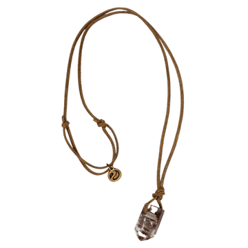 Included Quartz Pendant Adjustable Necklace
