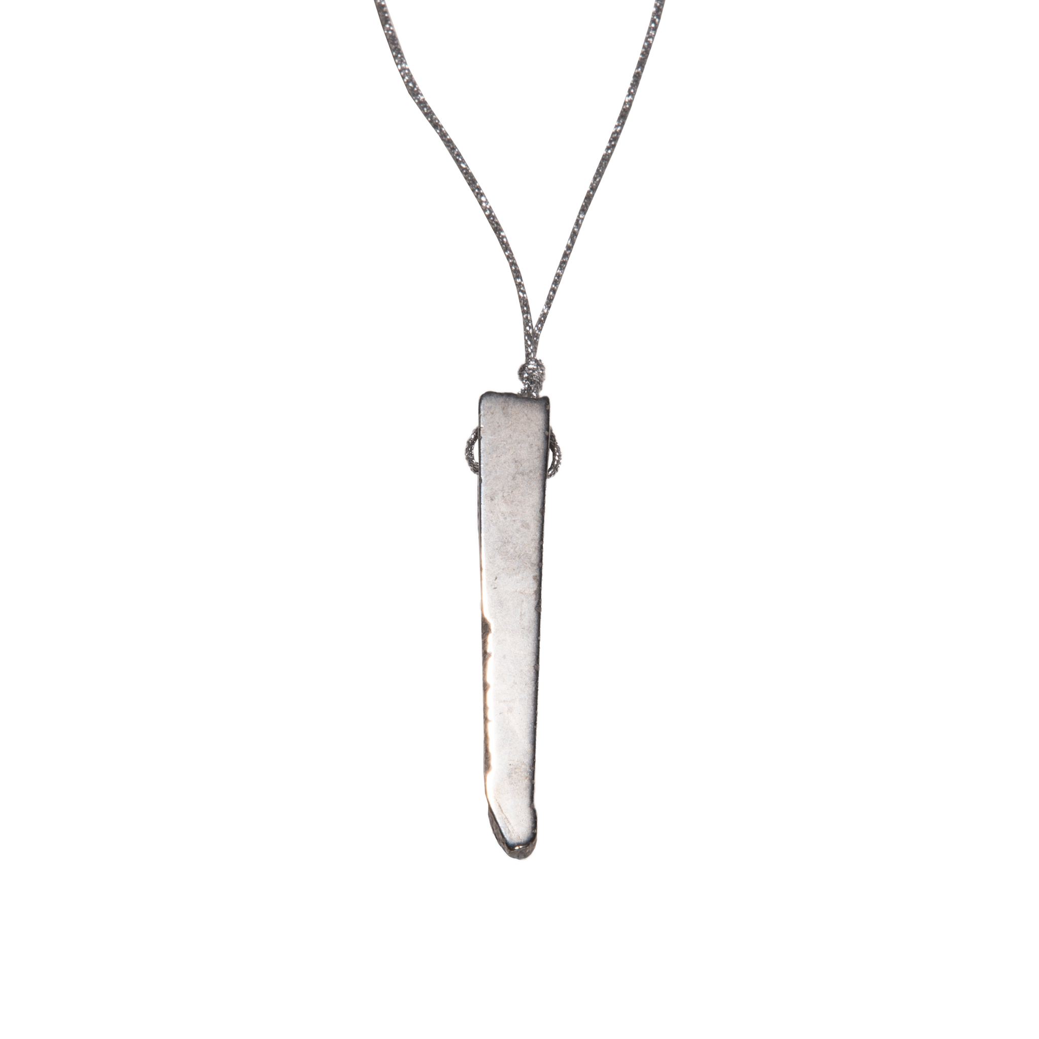 Silver-Plated Agate Necklace
