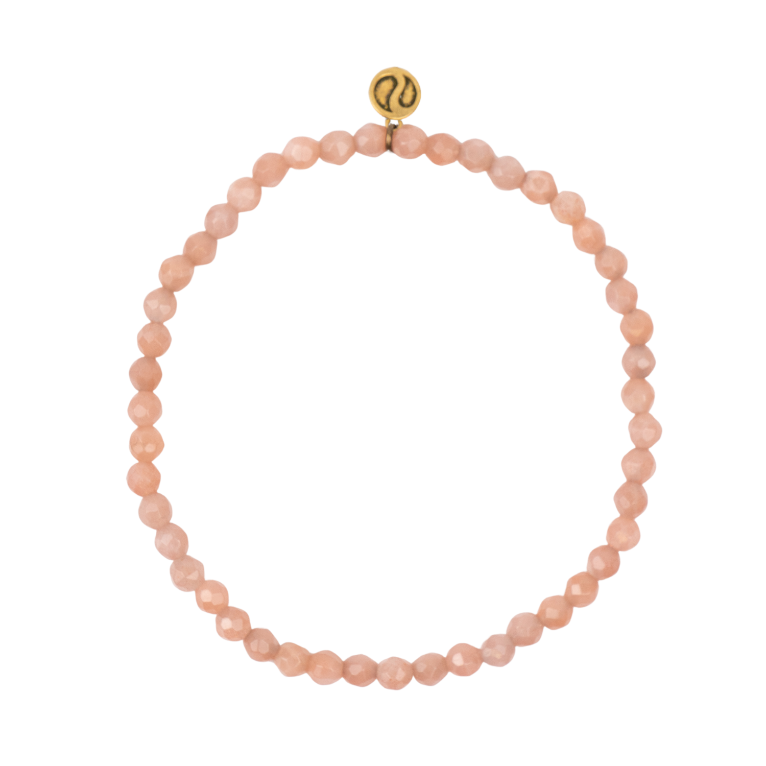 Peach Moonstone Bracelet
