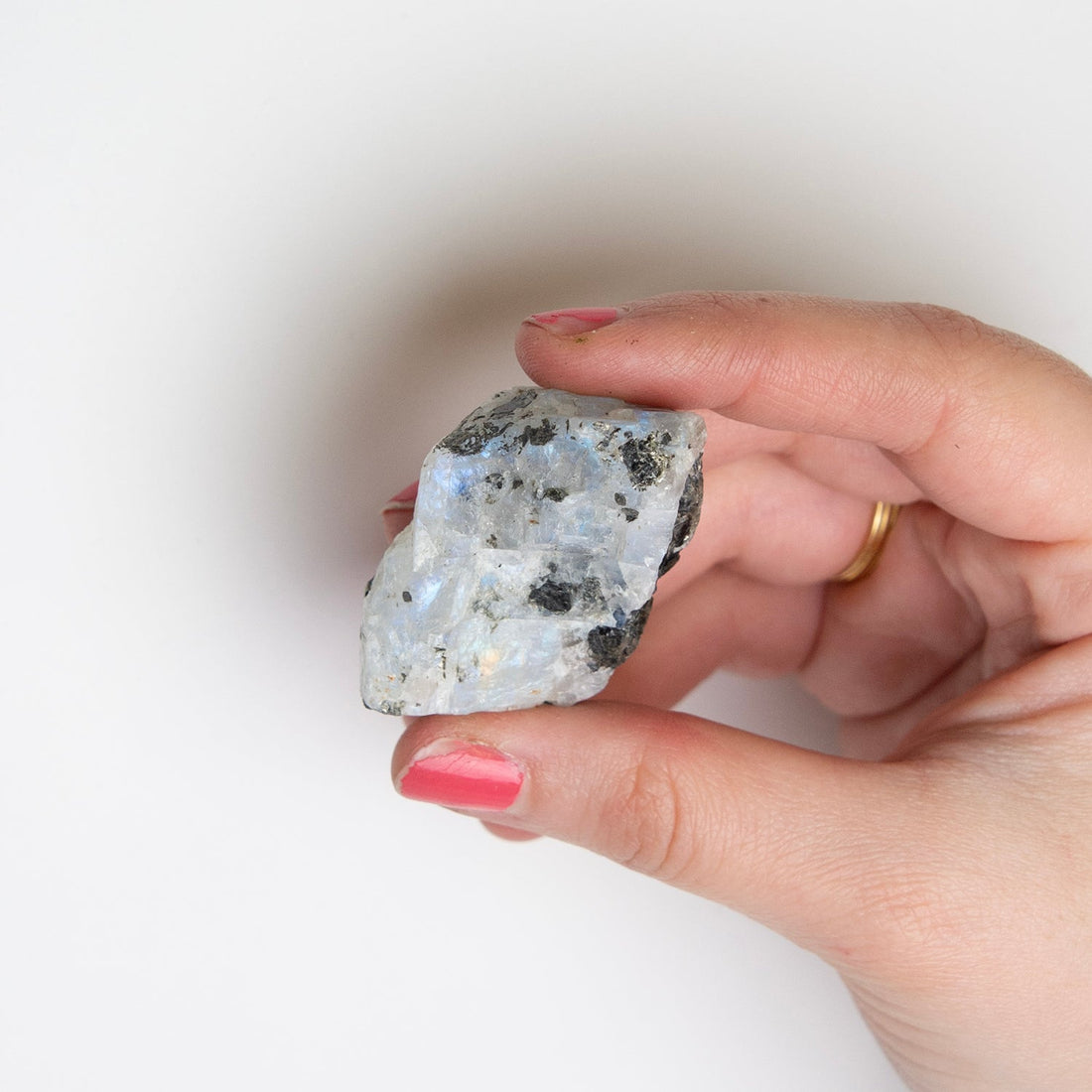 Raw Rainbow Moonstone