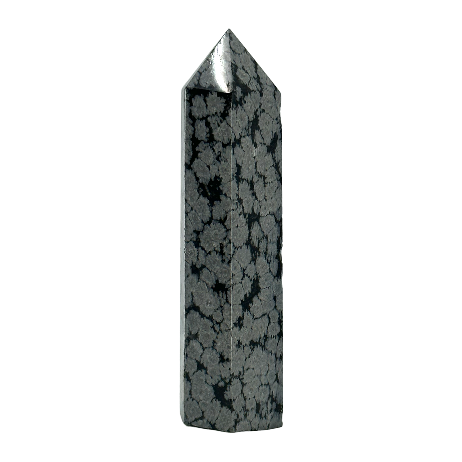 Snowflake Obsidian Point