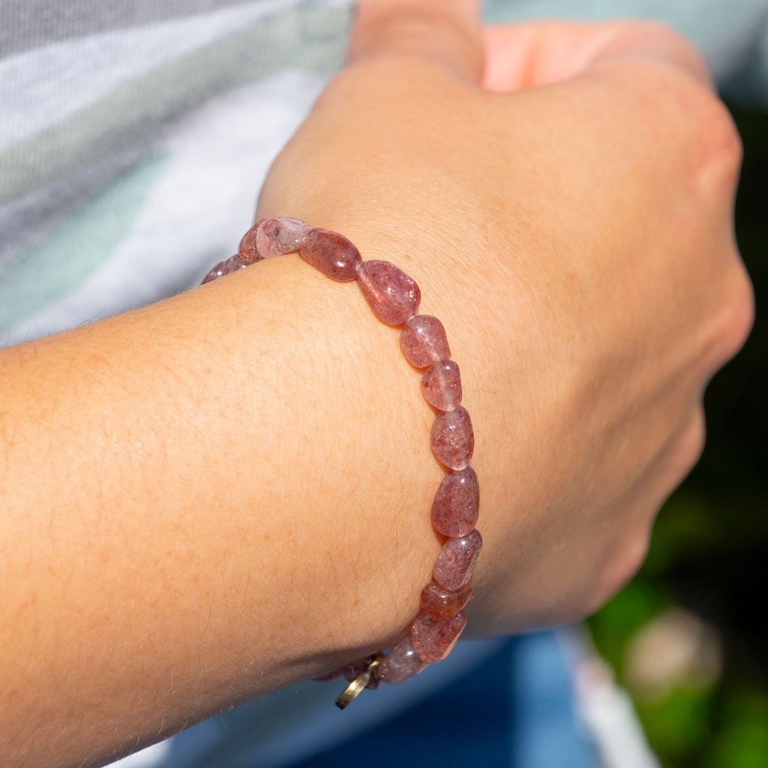 Strawberry Quartz Bracelet